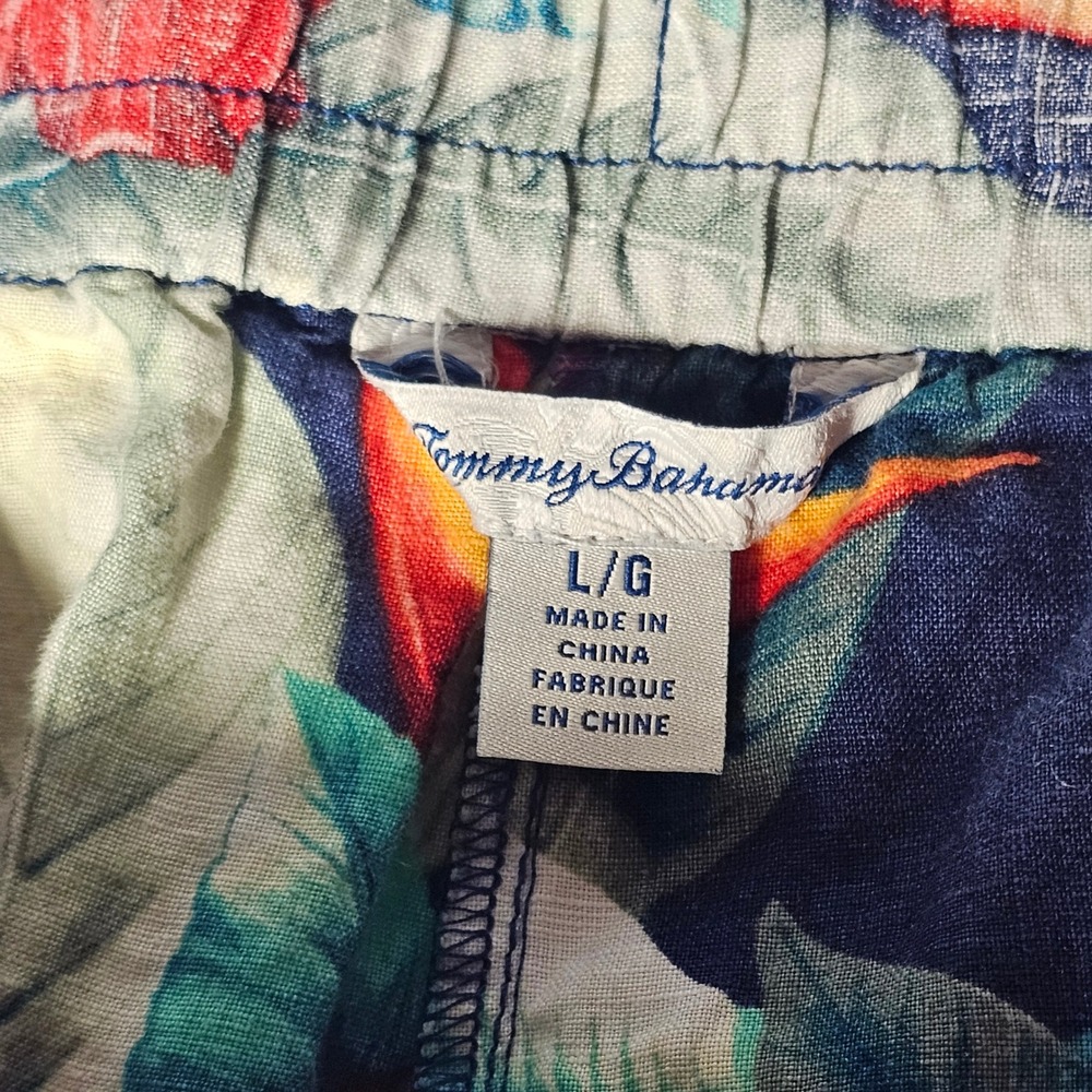 Tommy Bahama women's wide-leg drawstring resort pants Womens Size Large - Picture 3 of 4